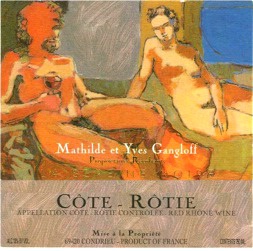 (image for) Yves et Mathilde Gangloff COTE ROTIE LA SEREINE NOIRE 2012